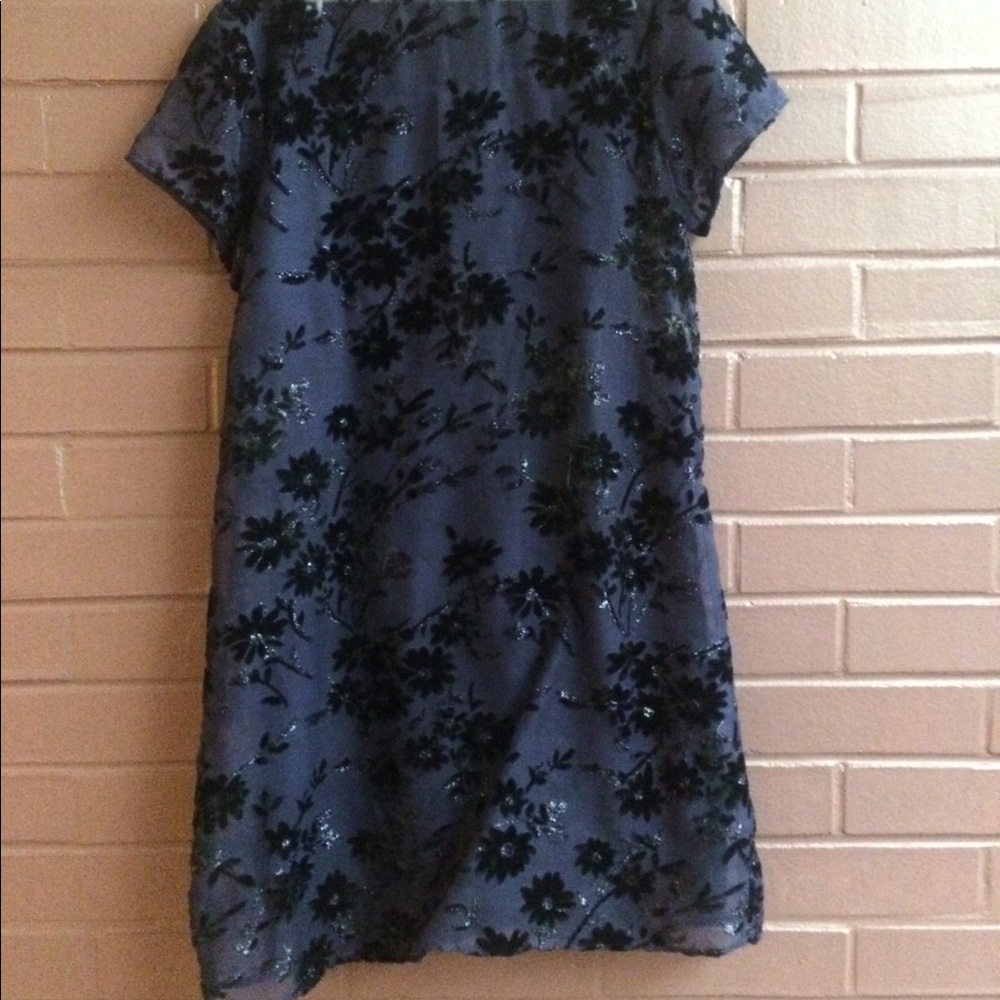 Magnificent dark blue dress